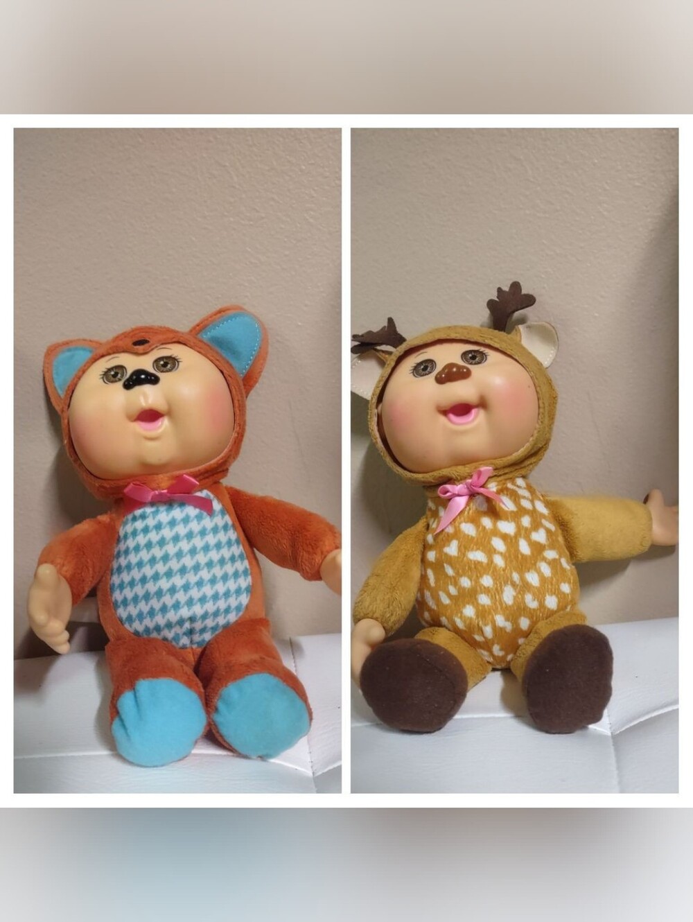 Ruby Fox #39 & Sage Deer #37, CPK Cuties Forest Friends